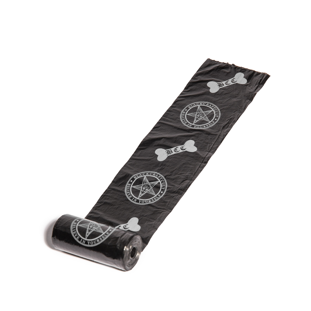 Printed Dog Waste Bags 8 Pack Set