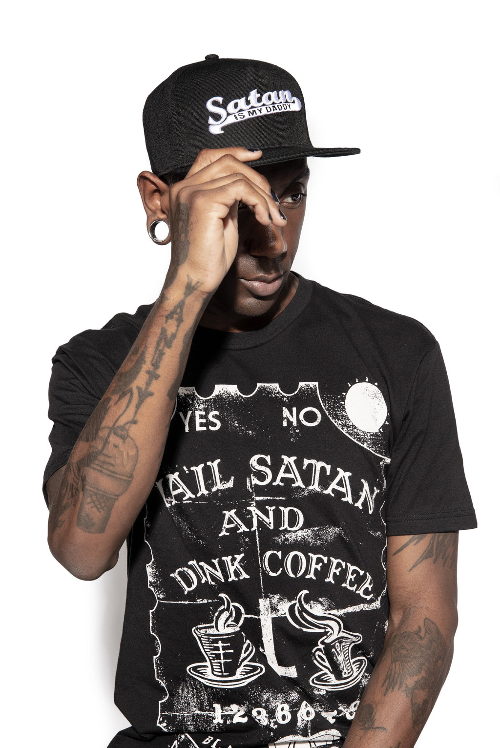 Satan Is My Daddy Snapback Hat