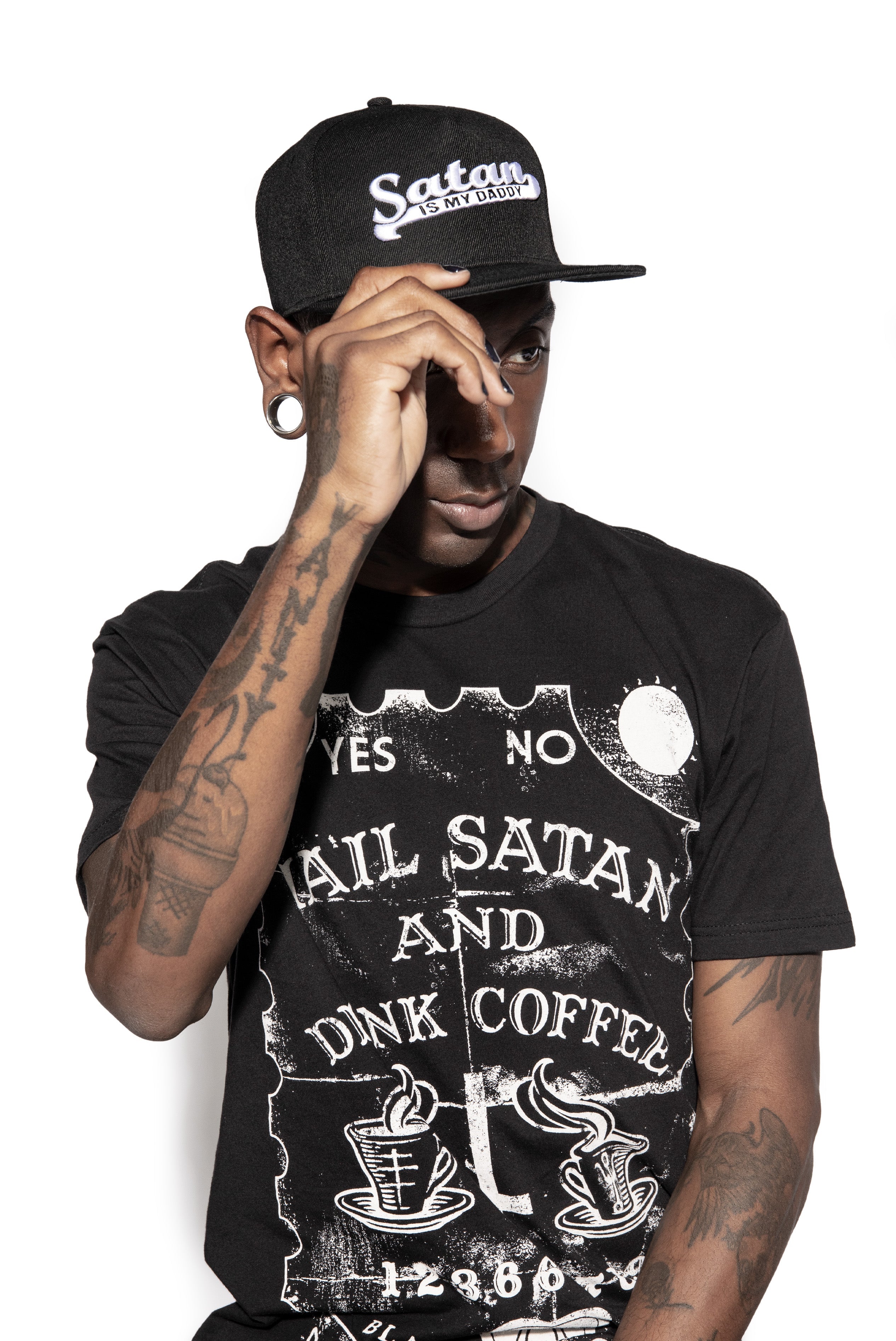 Satan Is My Daddy Snapback Hat